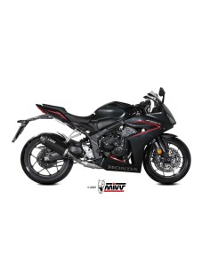escape completo mivv 4x2x1 ak 1 black con tapa de carbono honda cbr 650 r 2024 26 2
