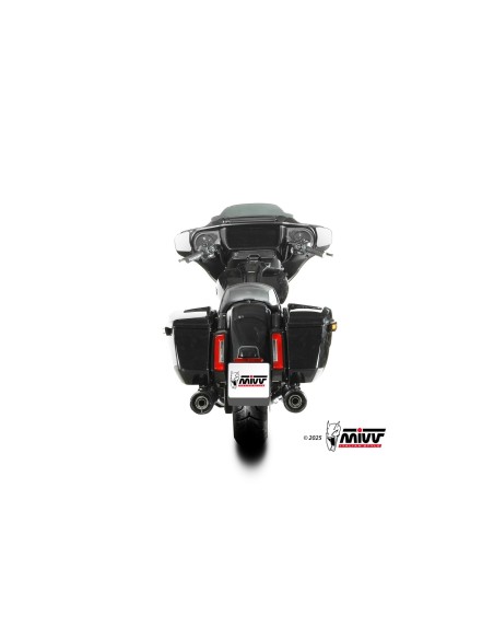 silenciosos mivv hr 1 acero harley davidson road glide king street 2017 26