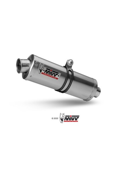 silencioso mivv oval st acero kawasaki zx 6 rr zx 6 r 636 2003 04 k 009 lx1