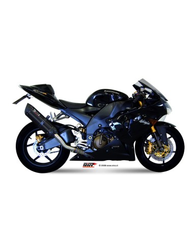 silencioso mivv suono acero negro carbon kawasaki zx 10 r 2004 05 k 012 l9