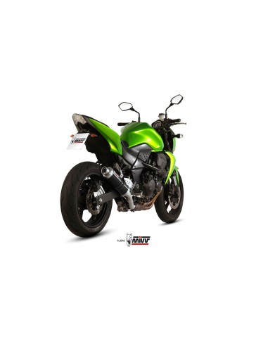 silencioso mivv gp black kawasaki z750 2007 14 k 018 lxb