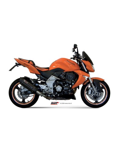 silenciosos mivvsuono acero negro carbon kawasaki z1000 2007 09 k 020 l9