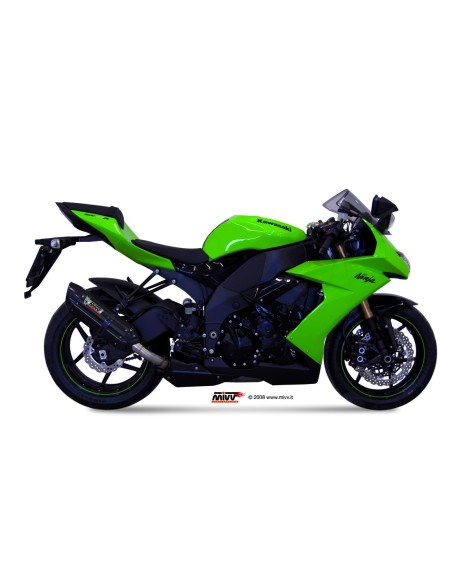 silencioso mivv suono acero negro carbon kawasaki zx 10 r 2008 10 k 021 l9