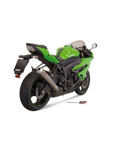 silencioso mivv x cone plus st acero kawasaki zx 6 r 2009 16 k 022 lp3