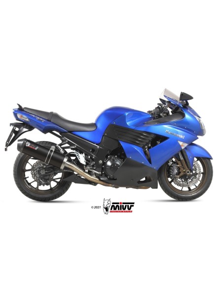 silenciosos mivvoval acero negro carbon kawasaki zzr 1400 2006 07 k 023 lvc