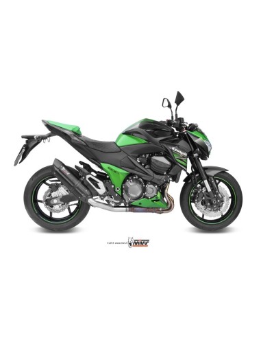 silencioso mivv suono acero negro carbon kawasaki z800 2013 16 k 032 l9