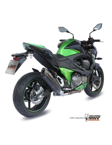 silencioso mivv suono acero negro carbon kawasaki z800 2013 16 k 032 l9