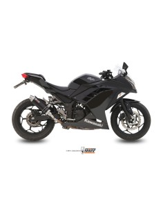 silencioso mivv gp black kawasaki ninja 300 2013 16 z300 2015 16 k 038 lxb 2