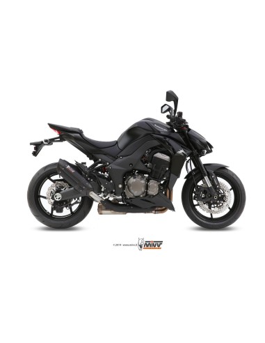 silenciosos mivv suono acero negro carbon kawasaki z1000 z1000 r edition 2014 20