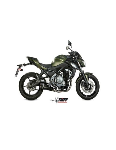 escape completo mivv 2x1 delta race black kawasaki ninja 650 z650 2017 23 k 044 ldrb