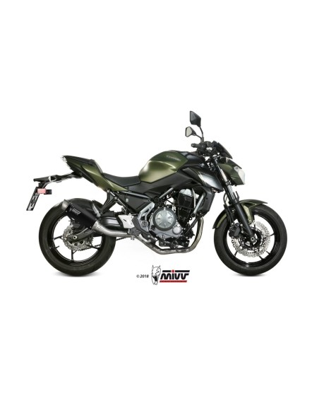 escape completo mivv 2x1 gp pro black kawasaki ninja 650 z650 2017 23 k 044 lxbp
