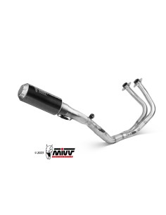 escape completo mivv 2x1 mk3 carbono kawasaki ninja 650 z650 2017 23 k 044 sm3c
