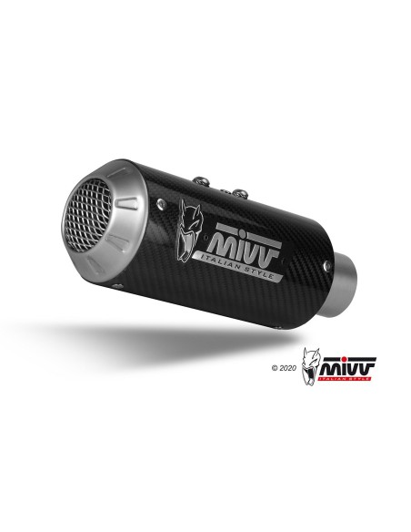 silencioso mivv mk3 carbono kawasaki z900 2017 23 k 045 lm3c