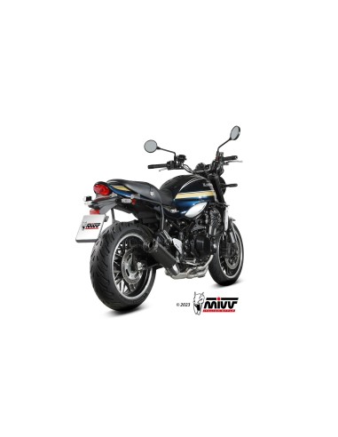 silencioso mivv hr 1 black con tapa en carbono kawasaki z900 rs 2018 25 k 046 lh1bc