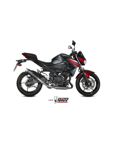 silencioso mivv gp pro black kawasaki ninja 400 2018 23 z400 2019 23 k 047 lxbp