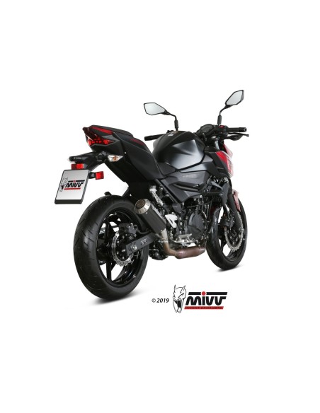 silencioso mivv mk3 carbono kawasaki ninja 400 2018 23 z400 2019 23 k 047 sm3c