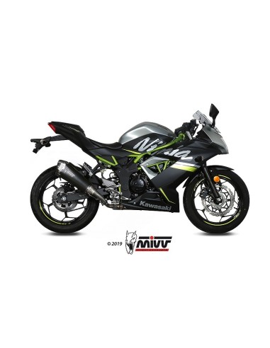 silencioso mivv delta race black kawasaki ninja 125 z125 2019 24 k 048 ldrb