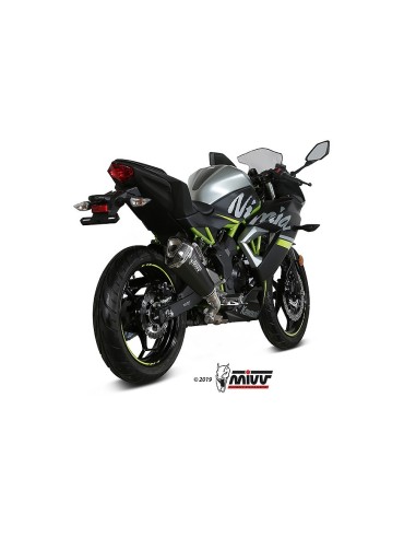 silencioso mivv delta race black kawasaki ninja 125 z125 2019 24 k 048 ldrb