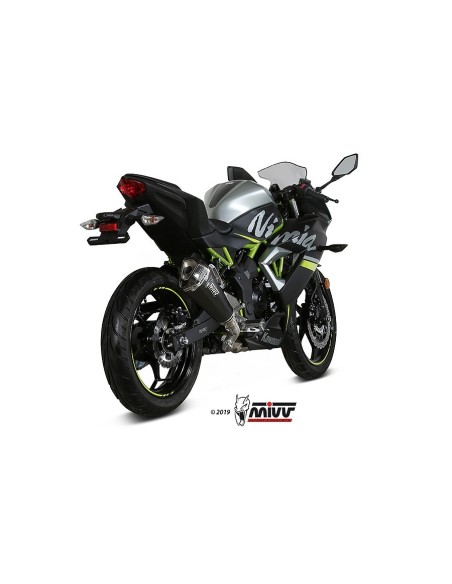 silencioso mivv delta race black kawasaki ninja 125 z125 2019 24 k 048 ldrb