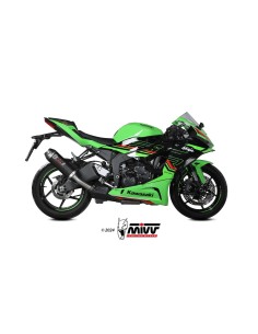 silencioso mivv ak 1 carbono con tapa de carbono kawasaki zx 6 r 636 2019 26 k 050 l3k 2