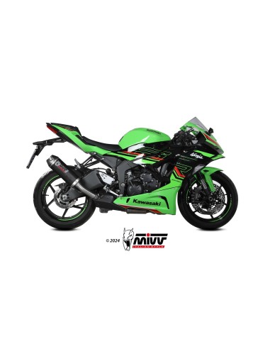 silencioso mivv ak 1 carbono con tapa de carbono kawasaki zx 6 r 636 2019 26 k 050 l3k