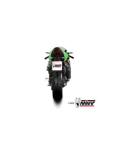 silencioso mivv ak 1 carbono con tapa de carbono kawasaki zx 6 r 636 2019 26 k 050 l3k