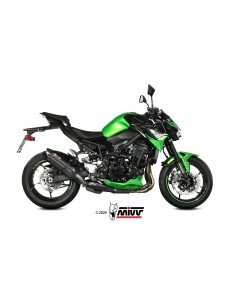 silencioso mivv suono acero negro carbon kawasaki z900 2020 24 k 052 l9 2