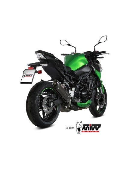 silencioso mivv suono acero negro carbon kawasaki z900 2020 24 k 052 l9