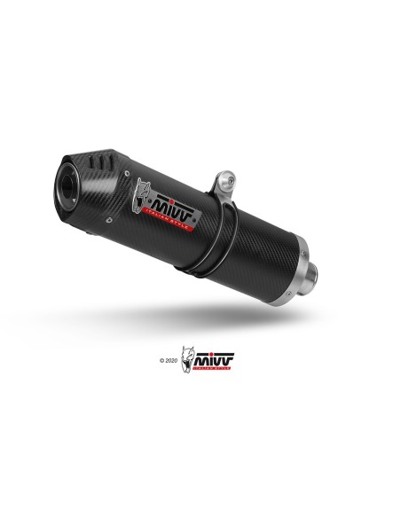 escape completo mivv 2x1 oval carbono con tapa carbono kawasaki versys 650 2021 23