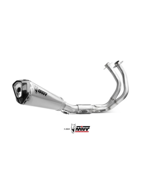 escape completo mivv 2x1 delta race st steel kawasaki ninja 650 z650 2024 26 k 057 kdrx