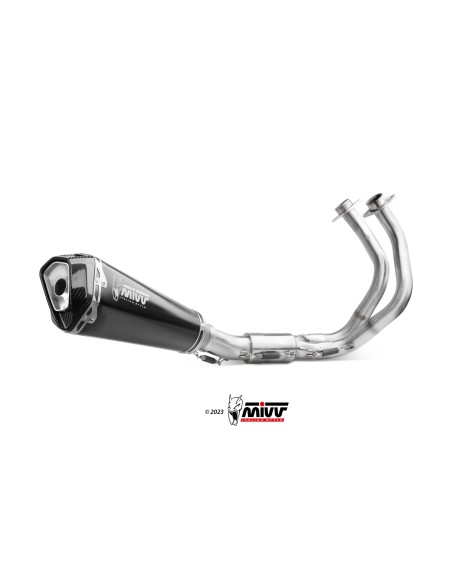 escape completo mivv 2x1 delta race black kawasaki ninja 650 z650 2024 26 k 057 ldrb