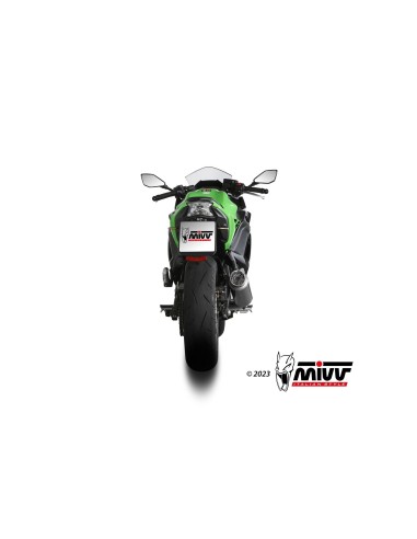 escape completo mivv 2x1 gppro carbon kawasaki ninja 650 z650 2024 26 k 058 k2p