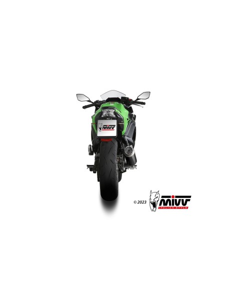 escape completo mivv 2x1 gppro black kawasaki ninja 650 z650 2024 26 k 058 kxbp