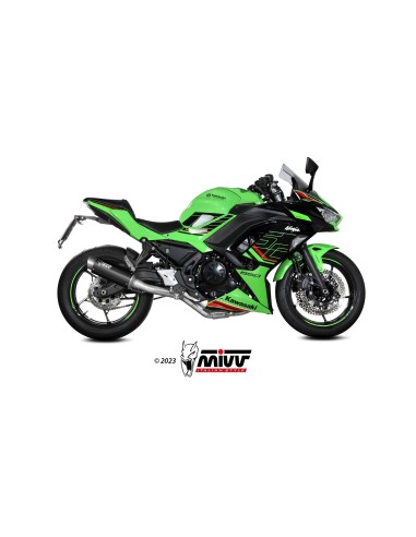 escape completo mivv 2x1 gp pro black kawasaki ninja 650 z650 2024 26 k 058 lxbp