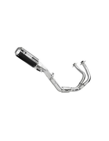 escape completo mivv 2x1 mk3 carbono kawasaki ninja 650 z650 2024 26 k 058 sm3c