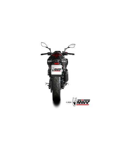 silencioso mivv ak 1 black con tapa de carbono kawasaki z500 se 2024 26 k 061 lzk