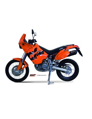 silencioso mivv suono acero negro carbon ktm lc4 640 adventure 03 06 690 enduro smc 08 13