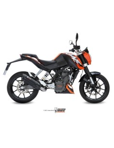 escape completo mivv 1x1 suono black tapa carbono ktm 125 duke 2011 16 200 duke 2012 14 2
