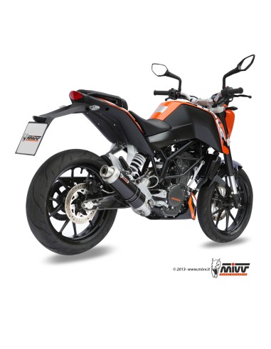 escape completo mivv 1x1 gp black ktm 125 duke 2011 16 200 duke 2012 14 kt 009 lxb