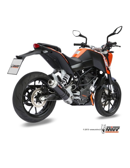 escape completo mivv 1x1 gp black ktm 125 duke 2011 16 200 duke 2012 14 kt 009 lxb