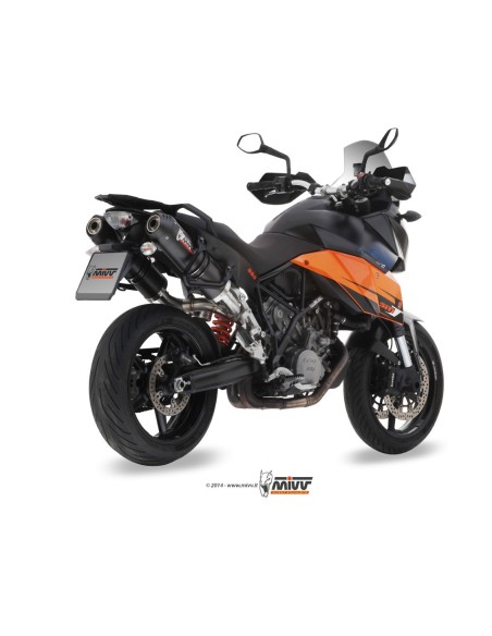 silenciosos mivv oval carbono c tapa carbono ktm 990 supermoto smt 2009 13 kt 013 l3c