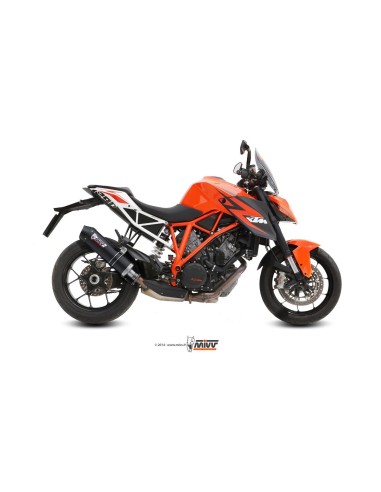 silencioso mivv oval carbono c tapa carbono ktm 1290 superduke 2014 19 kt 014 l3c