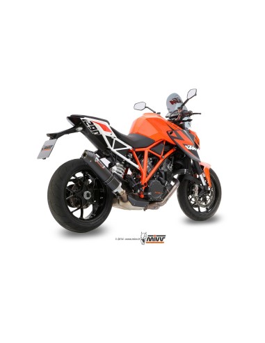 silencioso mivv oval carbono c tapa carbono ktm 1290 superduke 2014 19 kt 014 l3c