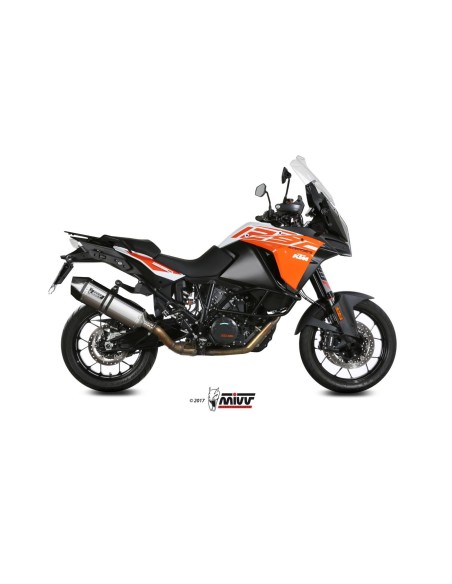 silencioso mivv speed edge st acero carbono ktm 1050 1090 1190 1290 adventure kt 017 lrx