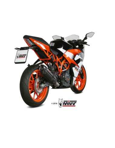 silencioso mivv suono acero negro carbon ktm 125 390 duke rc 125 390 2017 20 kt 019 l9