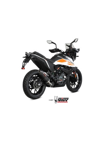 silencioso mivv oval carbono c tapa carbono ktm 390 adventure 2020 24 kt 024 l3c