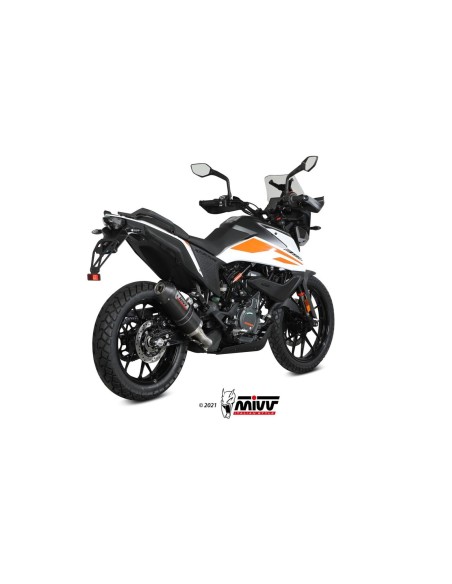 silencioso mivv oval carbono c tapa carbono ktm 390 adventure 2020 24 kt 024 l3c