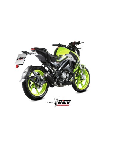 escape completo mivv 1x1 x m1 black keeway rkf 125 2021 24 kw 001 sc4b