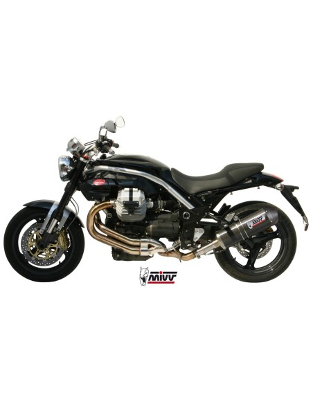 silencioso mivv oval carbono tapa carbono moto guzzi griso 850 1100 06 11 griso 1200 07 16