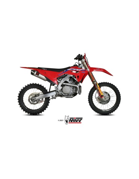 silencioso mivv oval titanium honda crf 450 2021 24 m ho 034 s4c